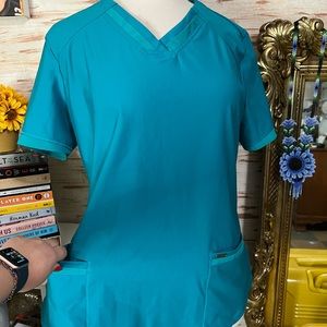 Form by Cherokee Turquoise Scrub Set